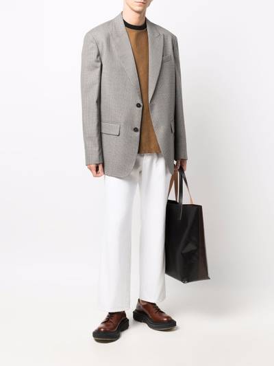 Valentino peak-lapel single-breasted blazer outlook