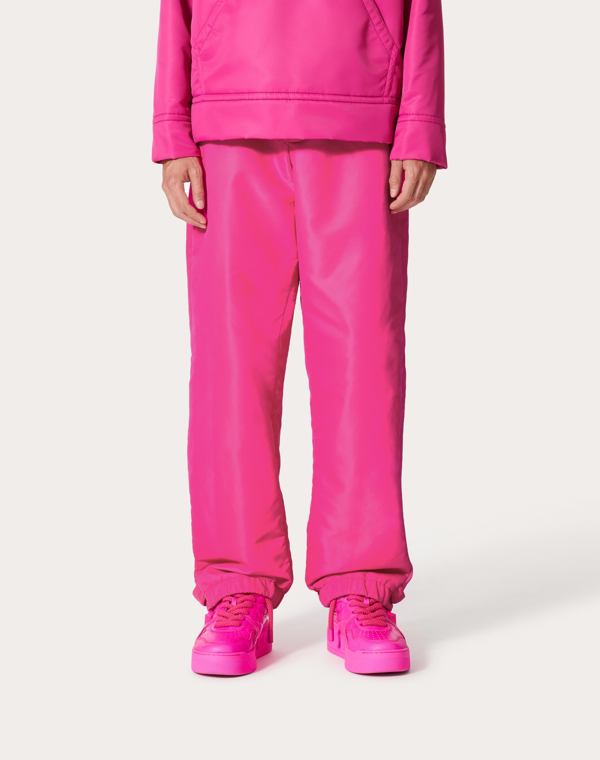 NYLON CARGO PANTS WITH STUD DETAIL - 3