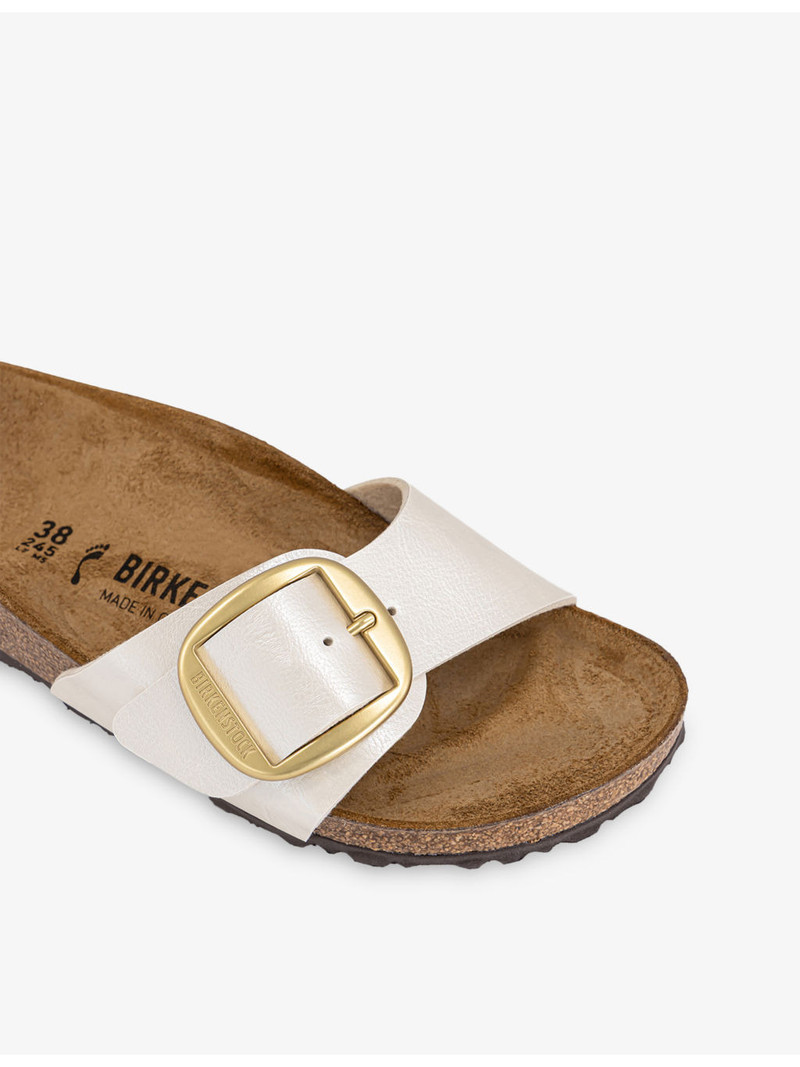 Madrid Big Buckle Leather Sandals 5