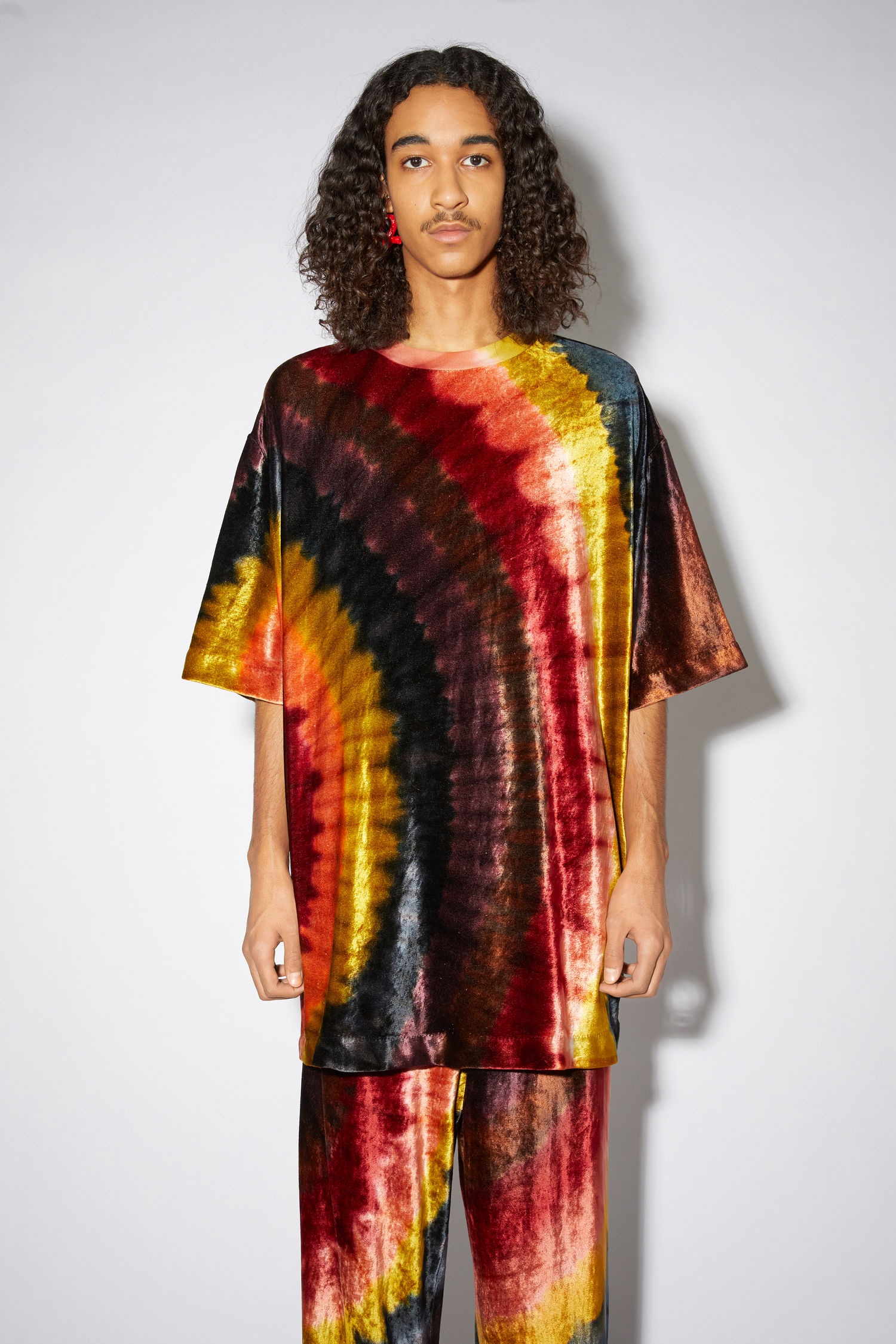 Tie dye t-shirt - Burgundy - 2