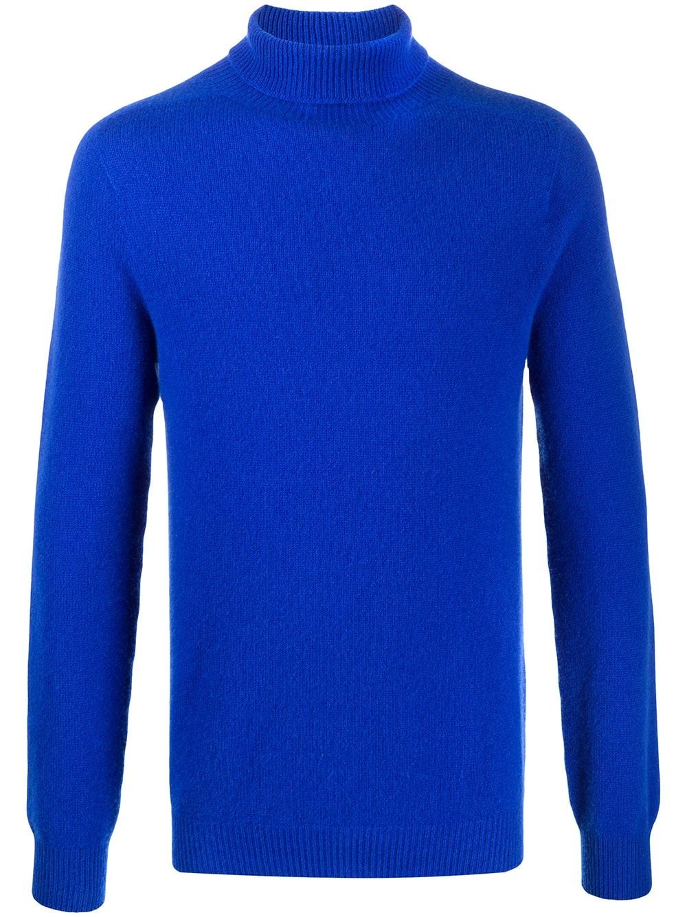 ribbed turtleneck jumper - 1