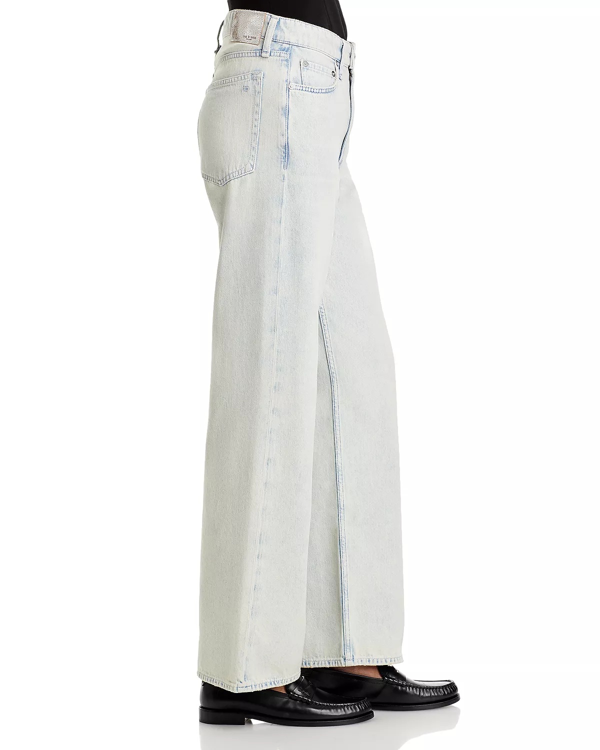 Logan Wide Leg Jeans in Icefall - 5