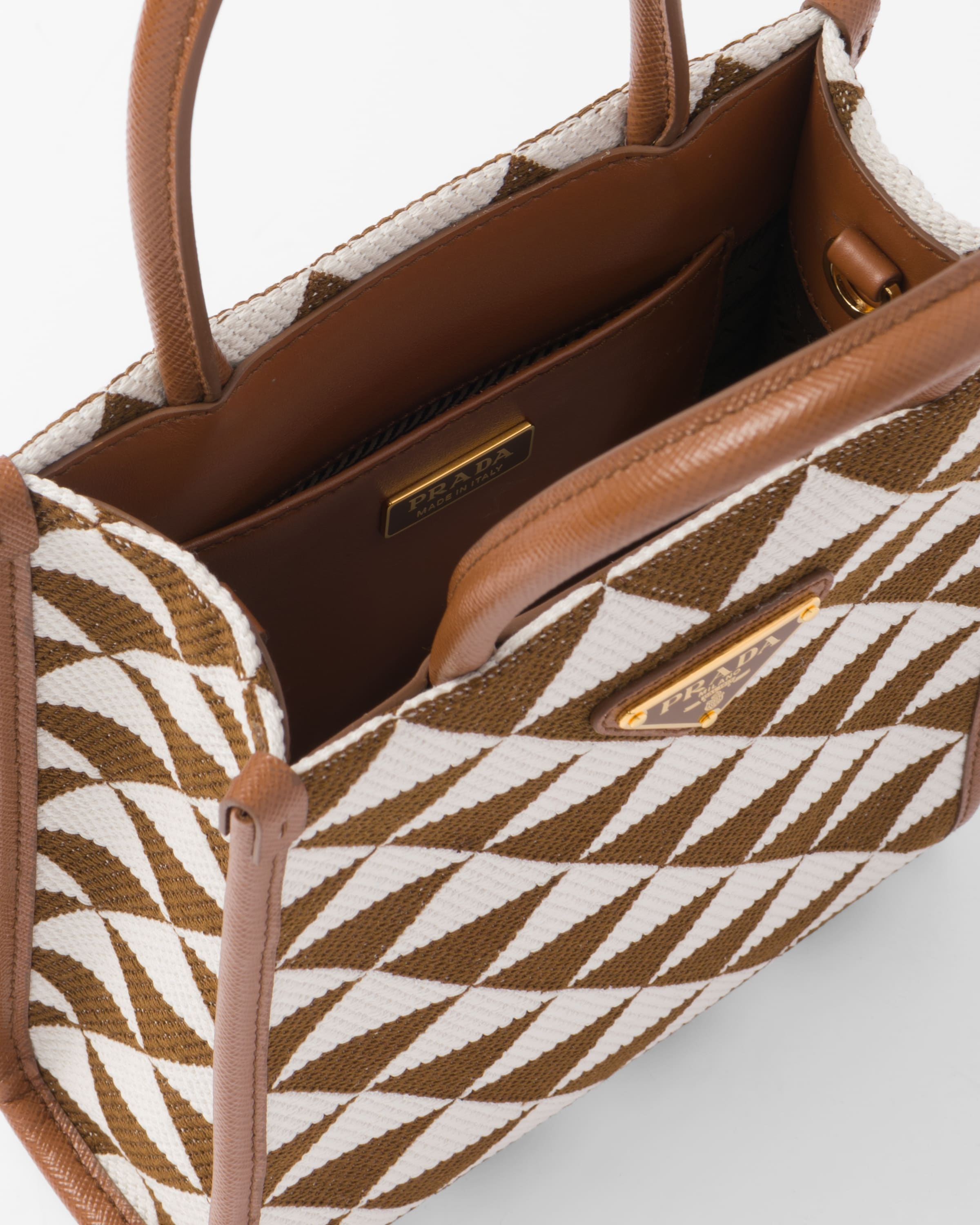 Prada Symbole embroidered fabric mini bag - 5