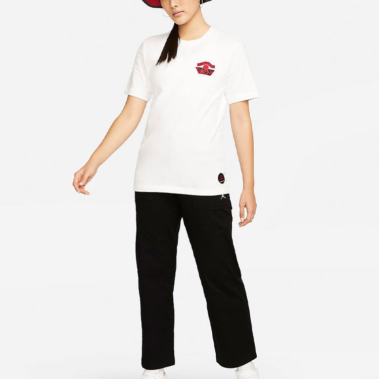 (WMNS) Jordan x Nina Chanel Abney T-shirt 'White' DO9806-100 - 3