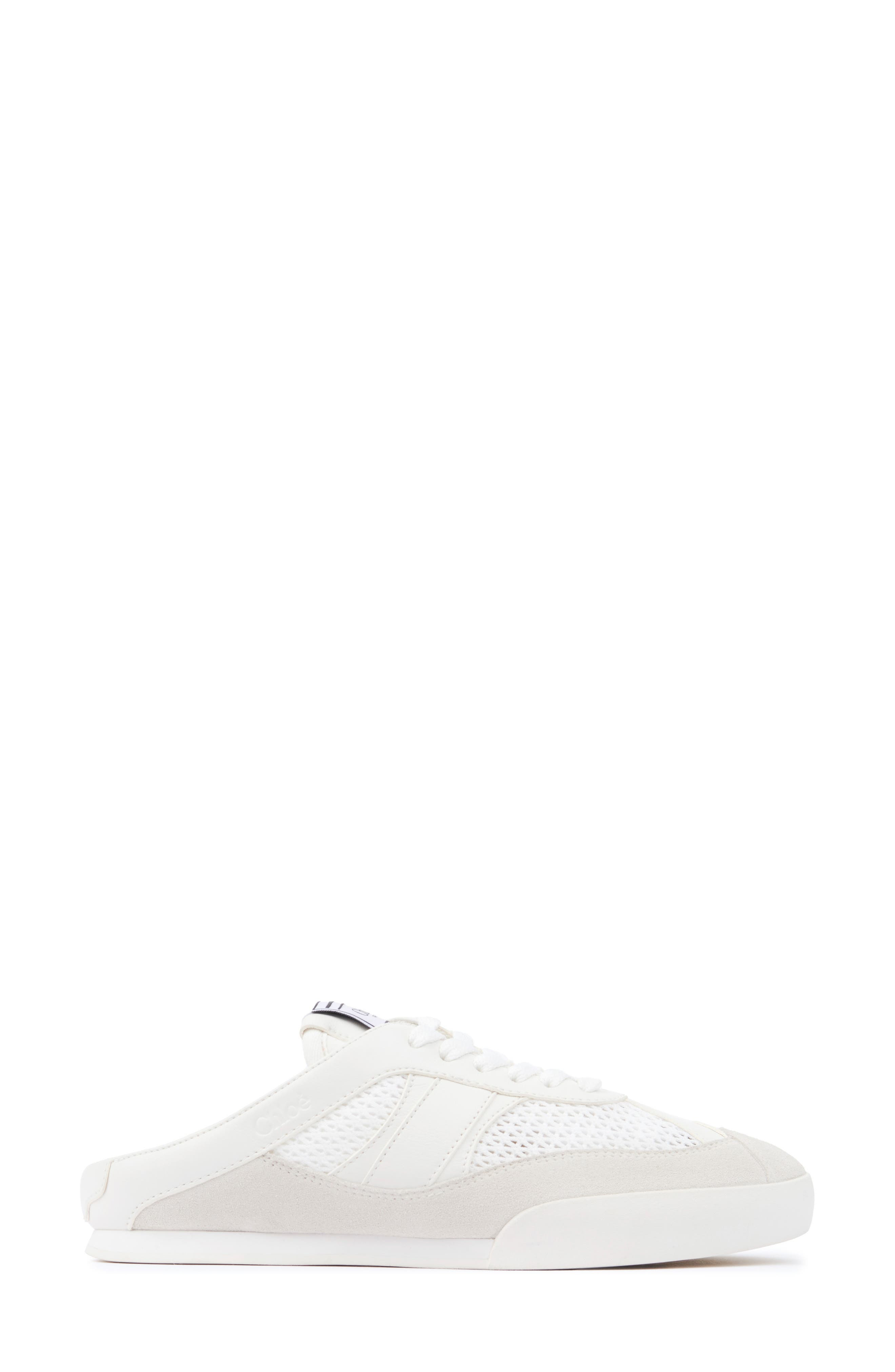 Chloé Kick Mule Sneaker in Cloudy Cream at Nordstrom - 4