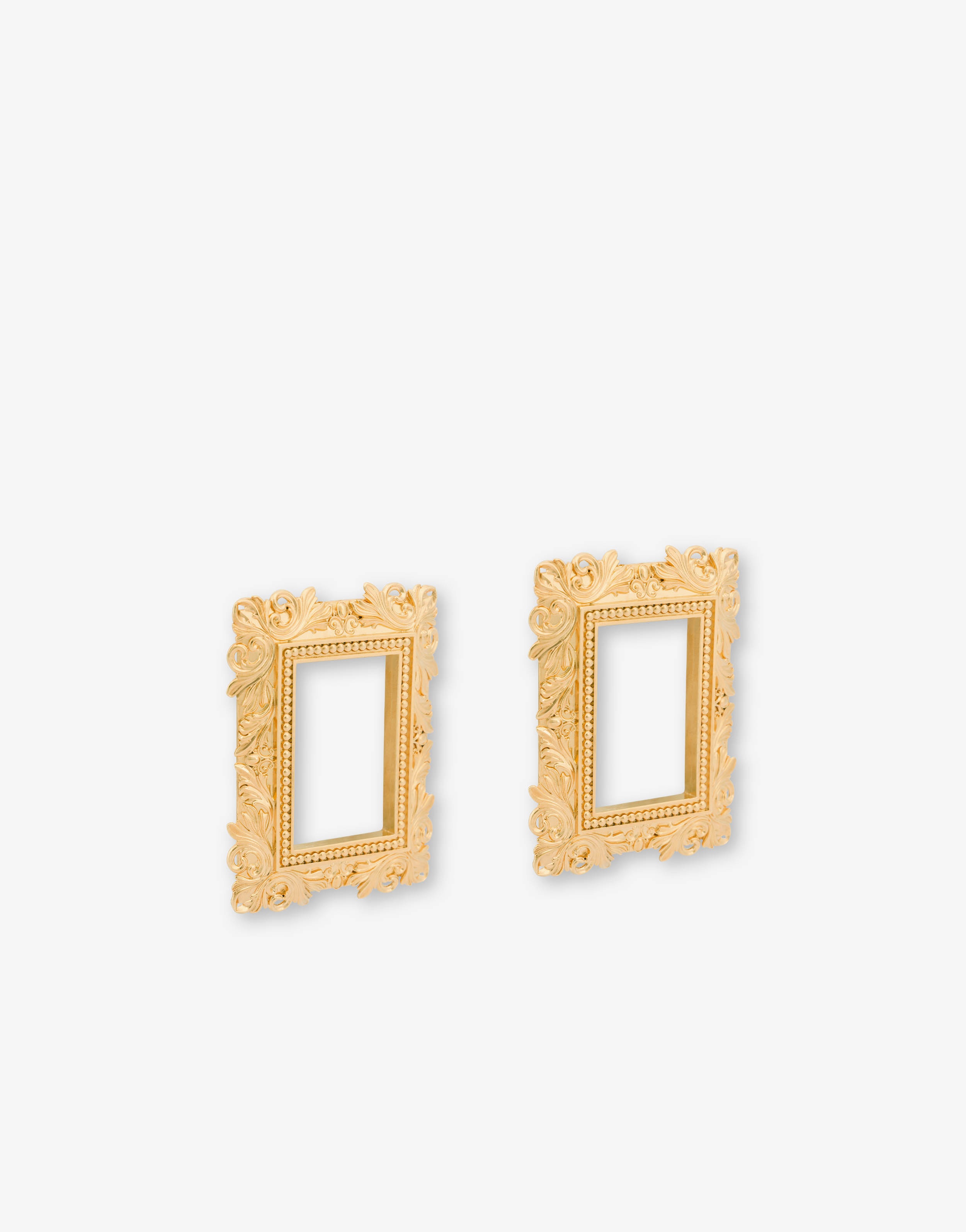BAROQUE FRAME EARRINGS - 2