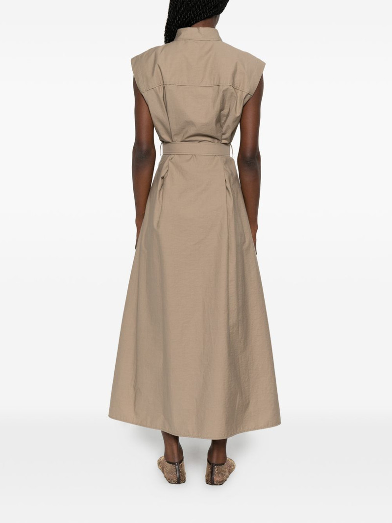 belted sleeveless midi dress 4