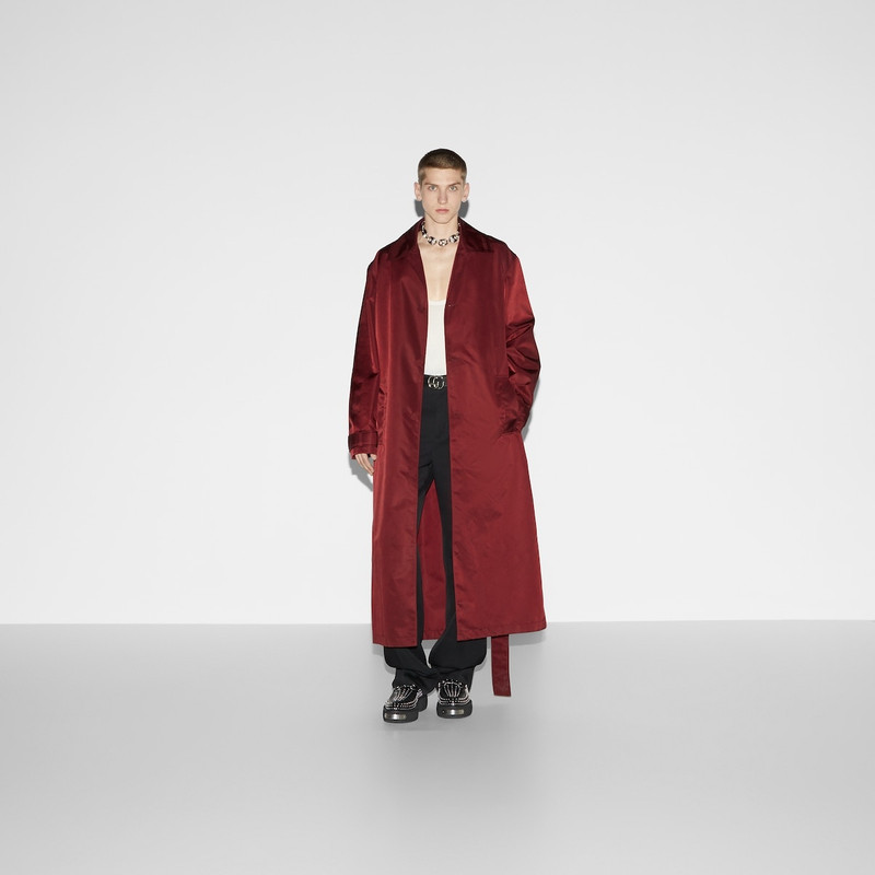 GUCCI Compact nylon coat outlook