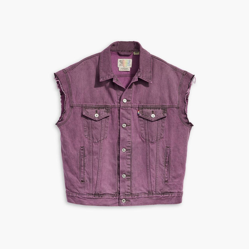 LEVI'S® PRIDE LIBERATION TRUCKER VEST 1