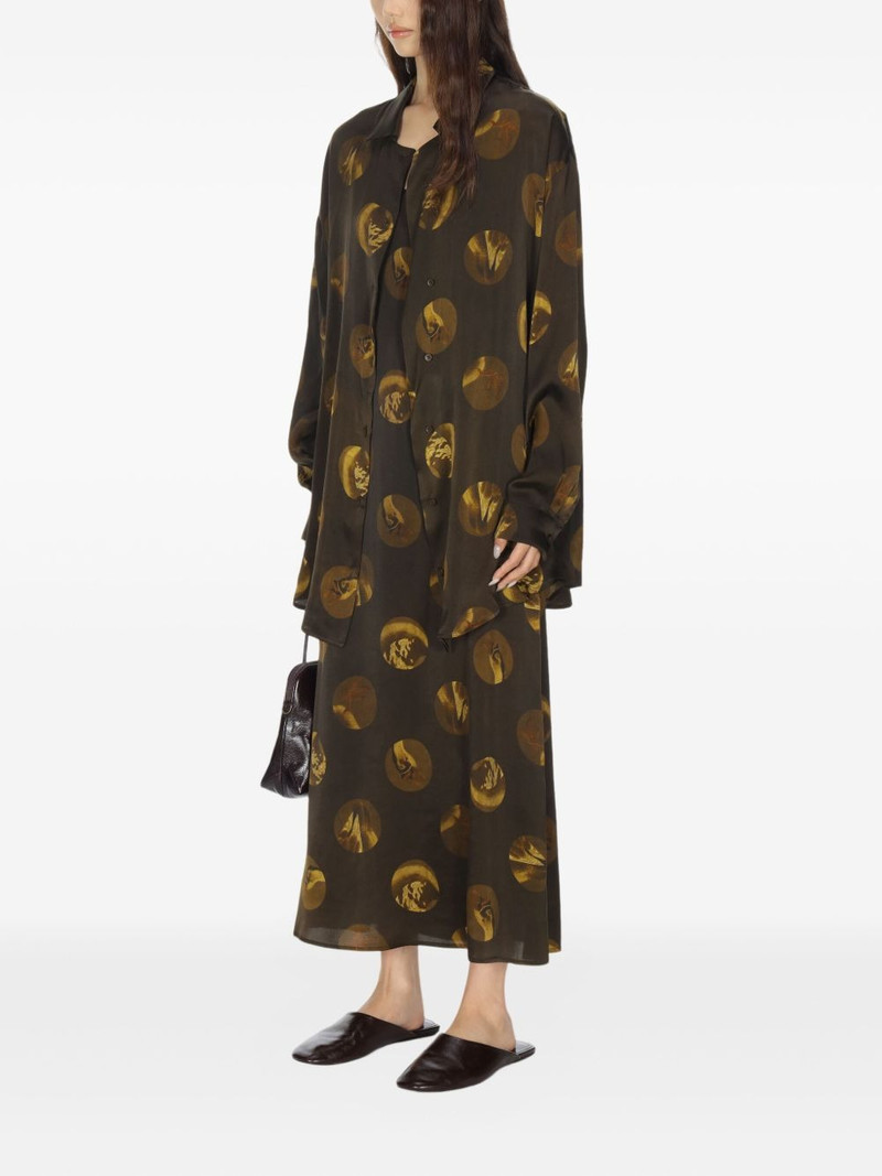 circular-print silk-blend shirt 3