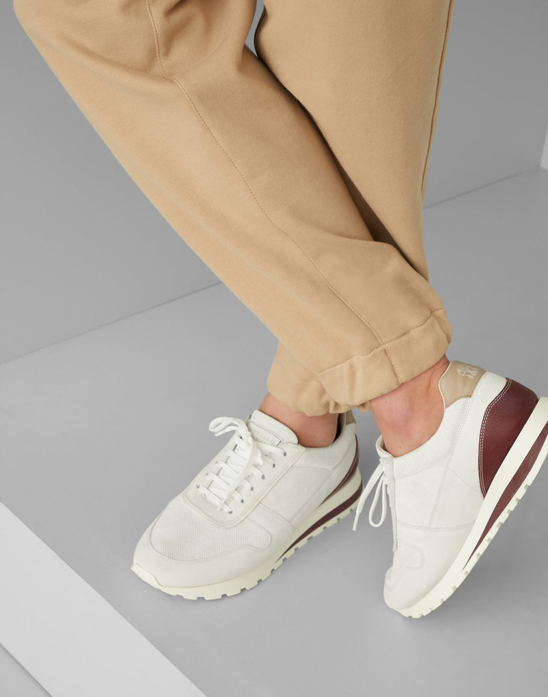 Punched suede runners 4