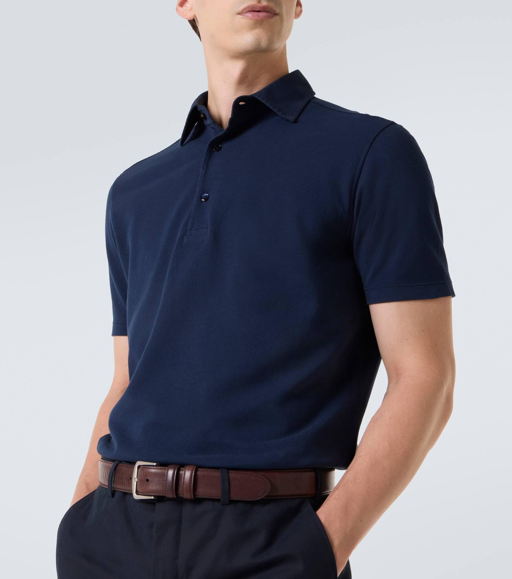 Cotton jersey polo shirt - 5