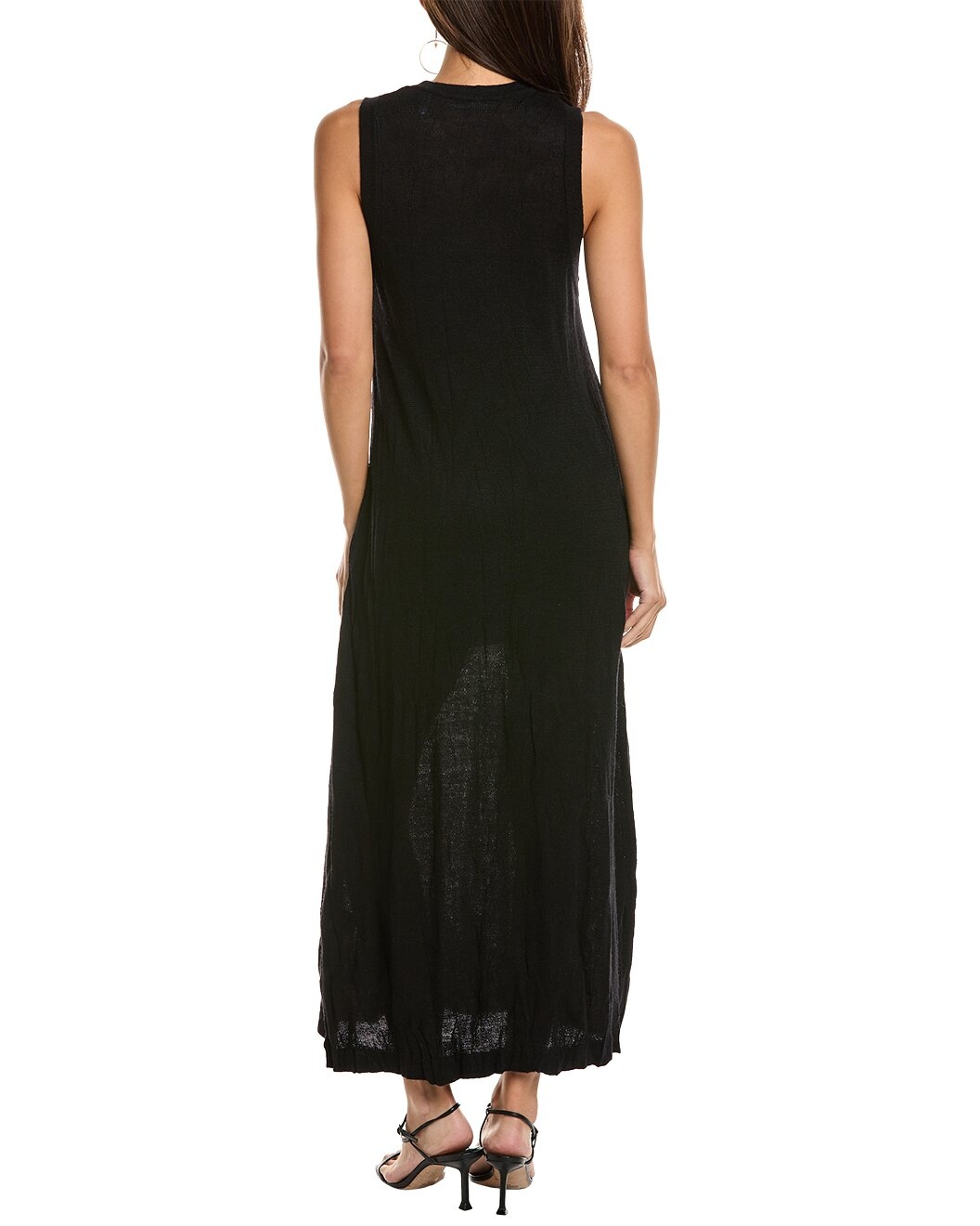 Helmut Lang Crush Wool-Blend Midi Dress - 2