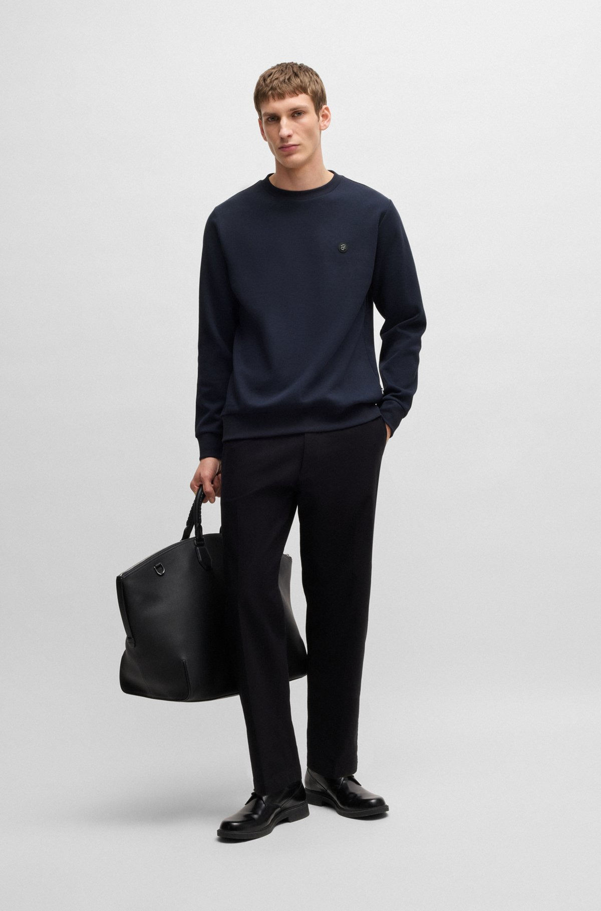 SWEATSHIRT WITH DOUBLE B MONOGRAM - 4