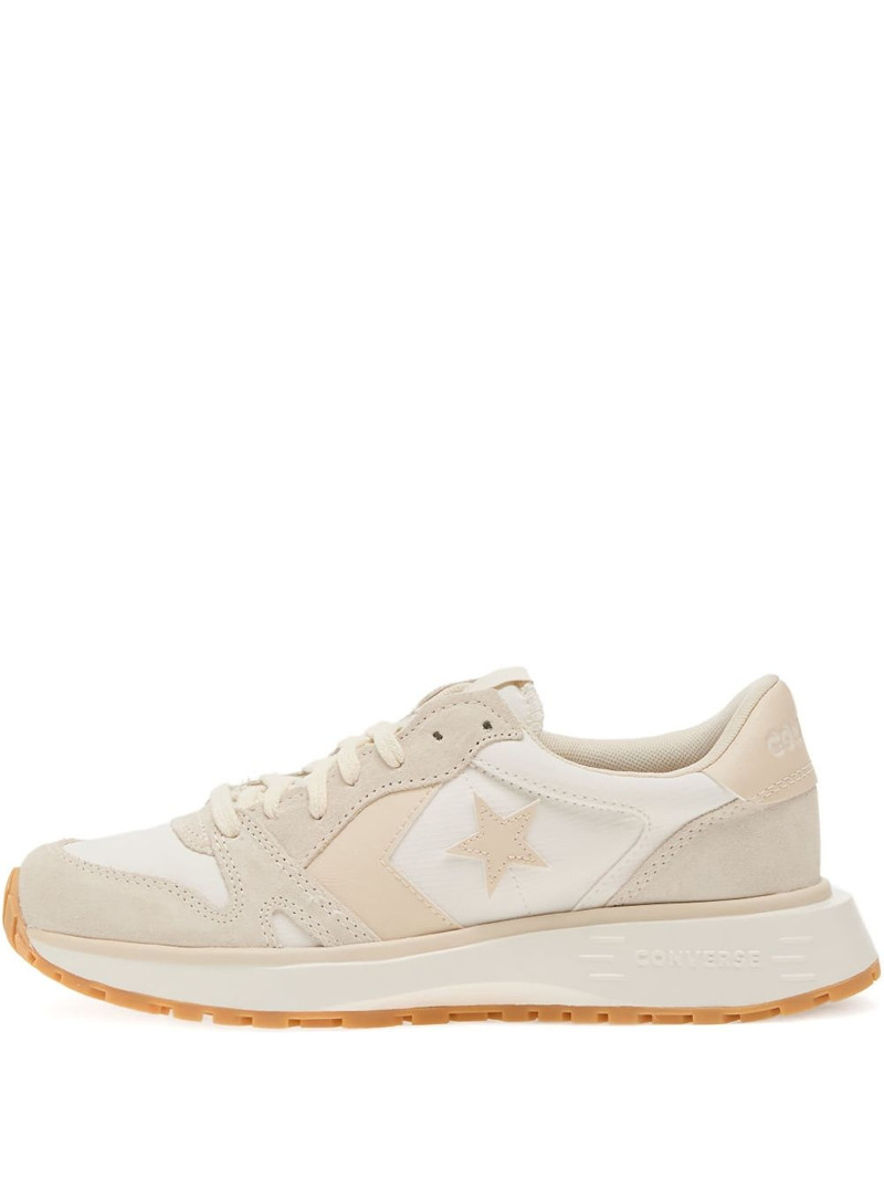 Omni logo-patch suede sneakers 1