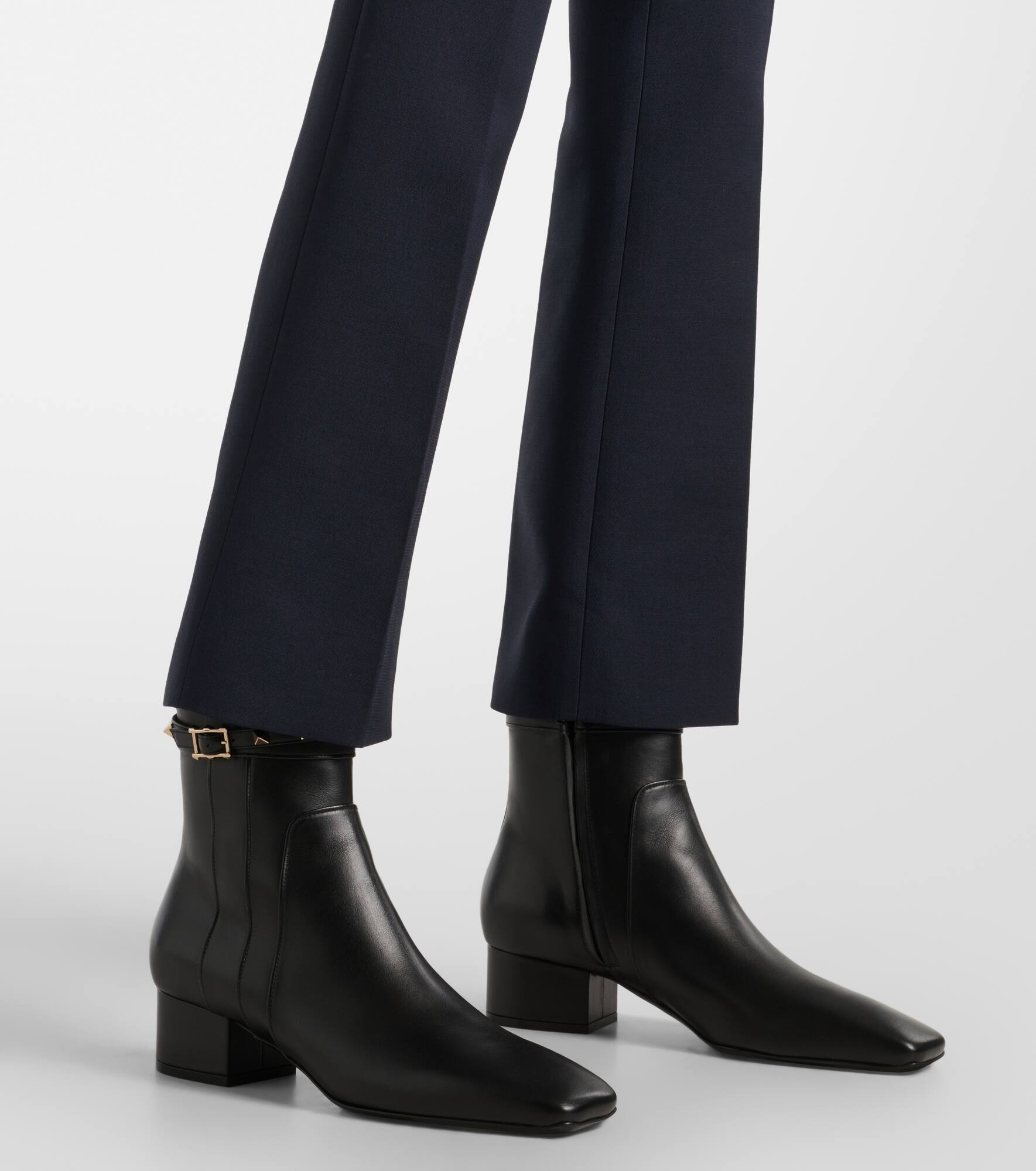 Rockstud 40 leather ankle boots - 4