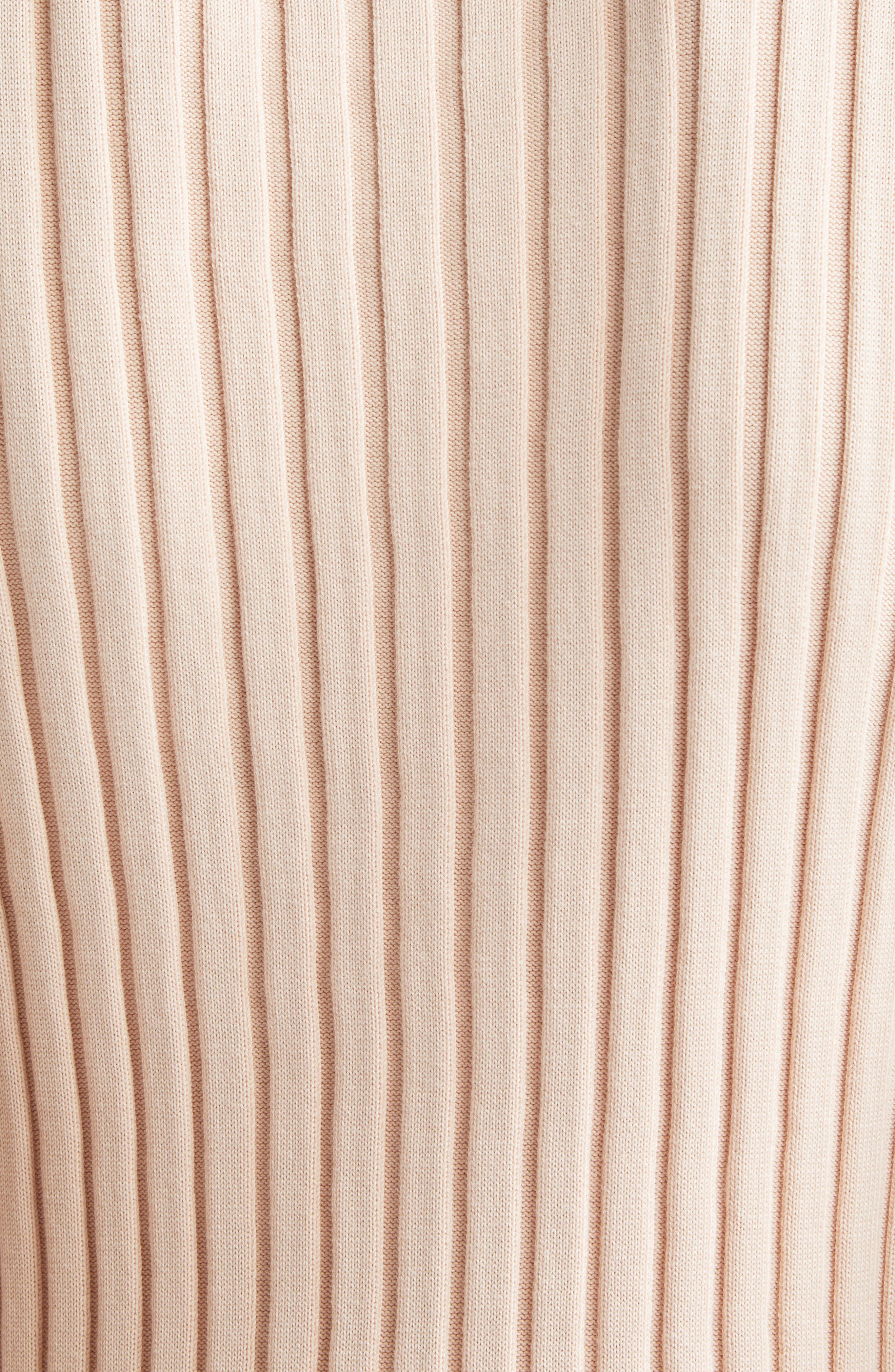 Stella McCartney Rib Cotton Tank Dress in Powder Pink at Nordstrom - 6