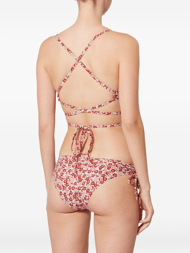 Solange floral-print bikini top 4