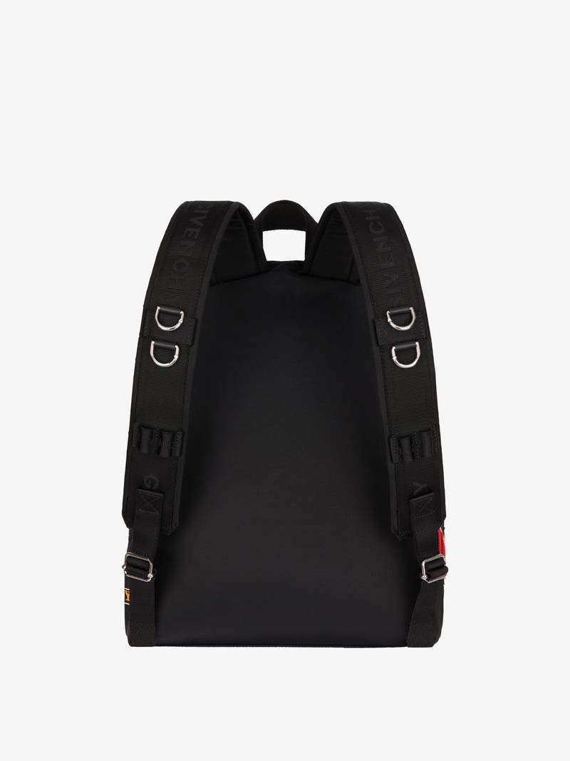 ESSENTIAL U BAGPACK IN NYLON WITH PATCHES 4