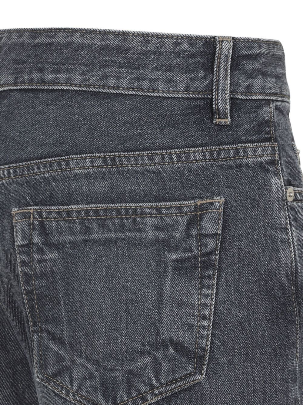 washed-finish jeans - 3