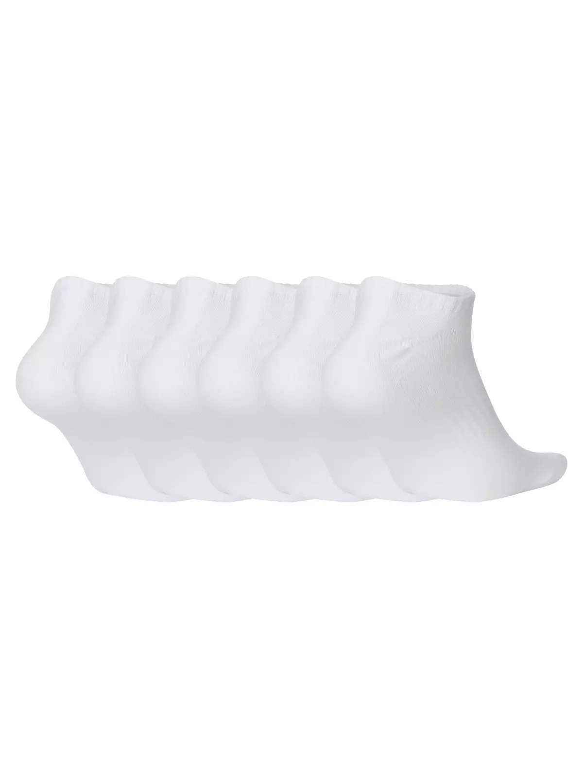 Everyday Lightweight Training "White" No-Show Socks (6 Pairs) - 2