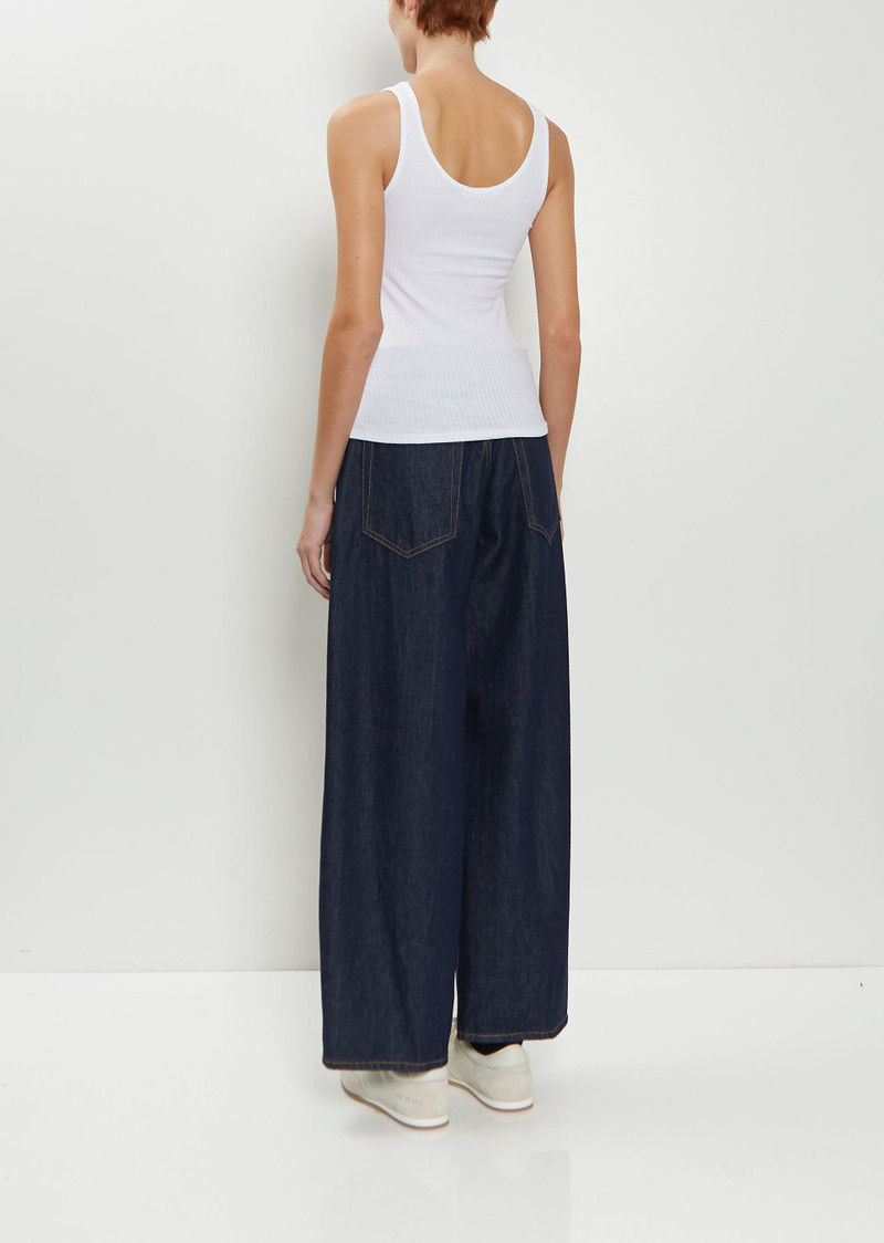 6397 Luiza Organic Cotton Blend Tank — White outlook
