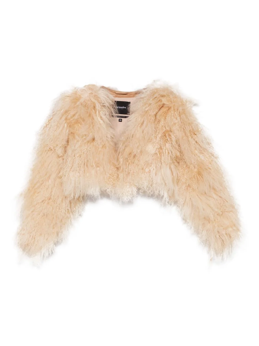 Luxe fur cropped jacket - 1