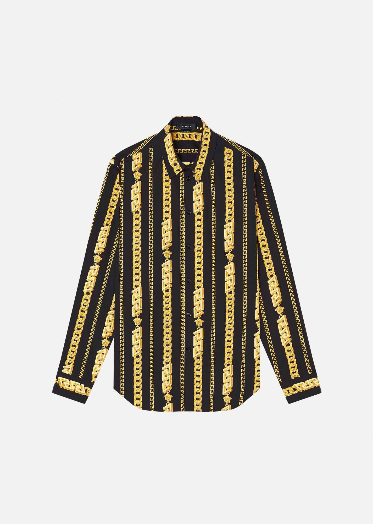 Chain Pinstripe Shirt - 1