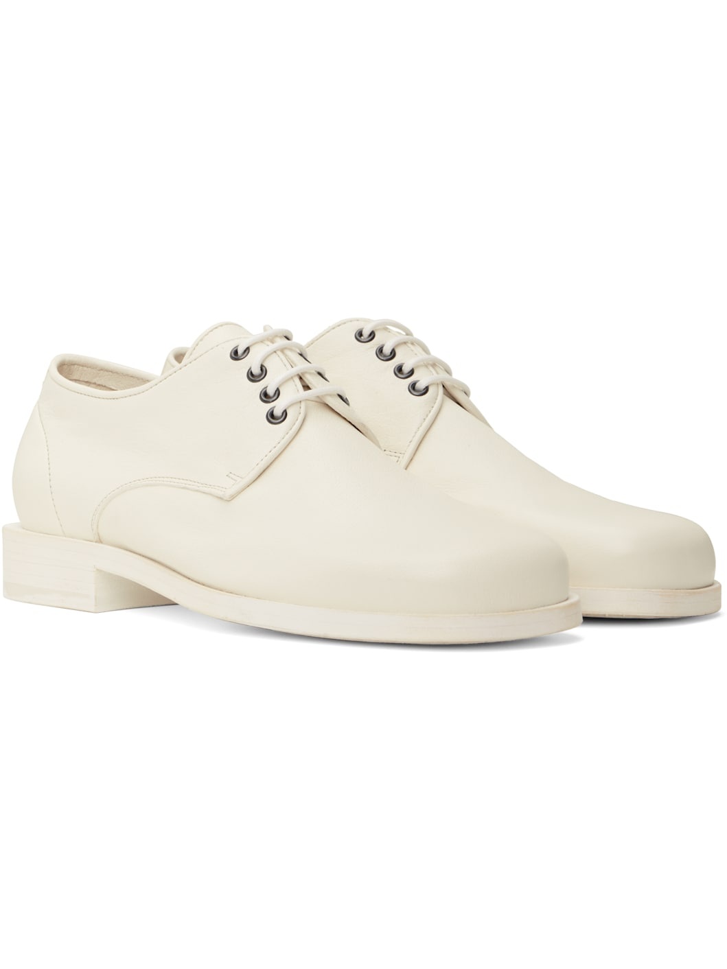White Anatomic Derbys - 4