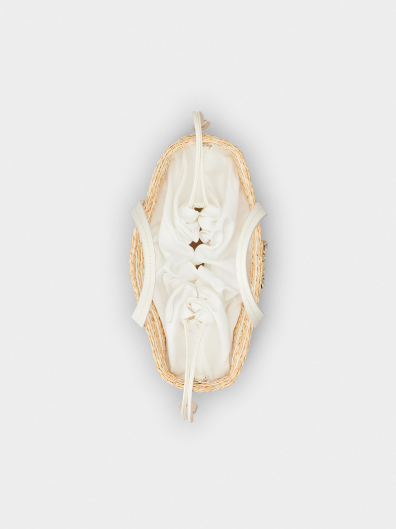 Viv' Skate Shopping Bag in raffia 8