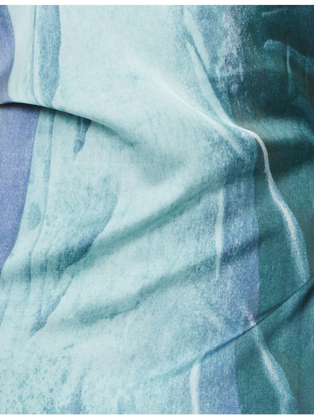 Draped Water Satin Maxi Dress - 6