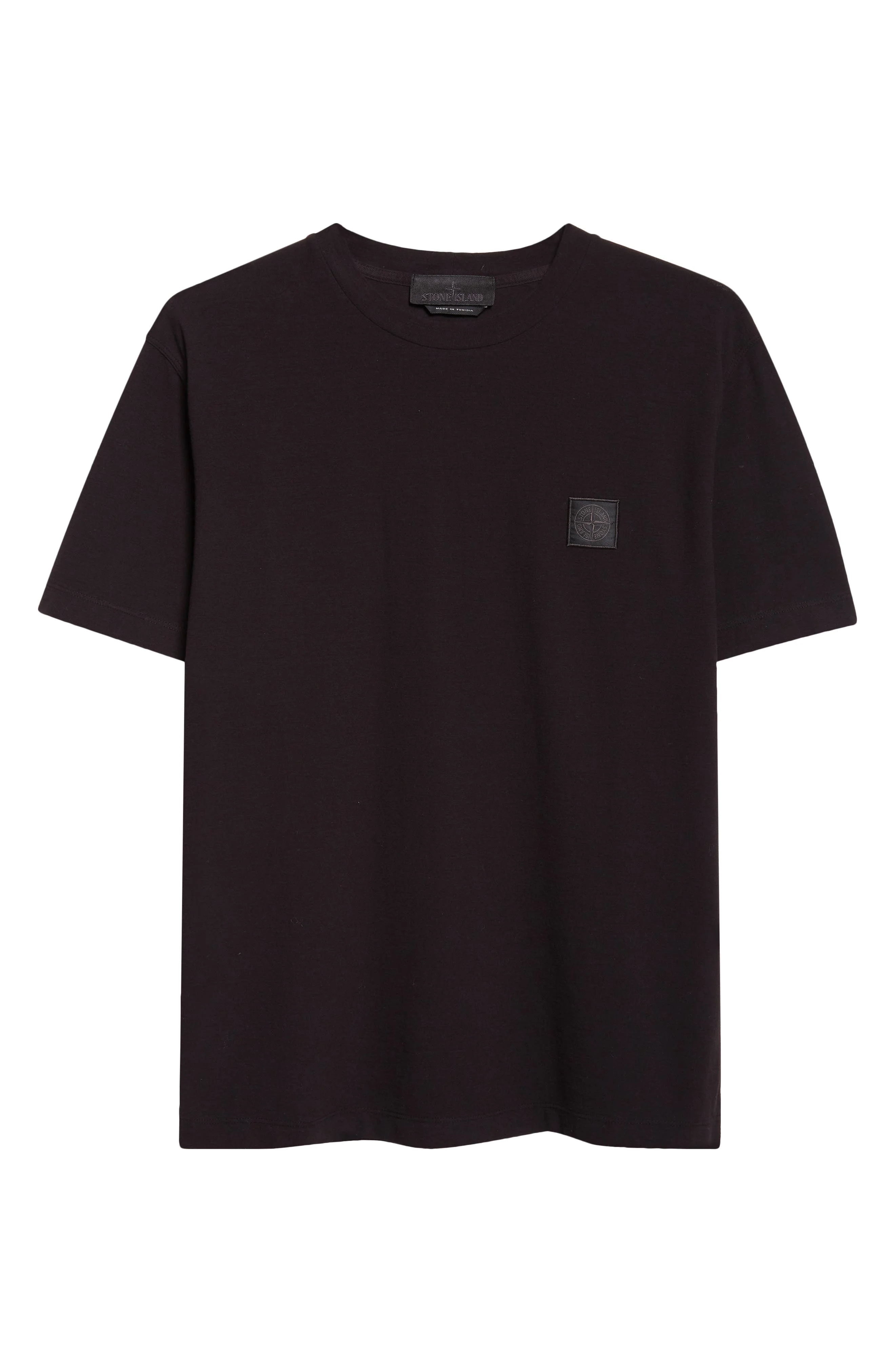 Stone Island Ghost Compass Patch T-Shirt in V0029 Black at Nordstrom - 1