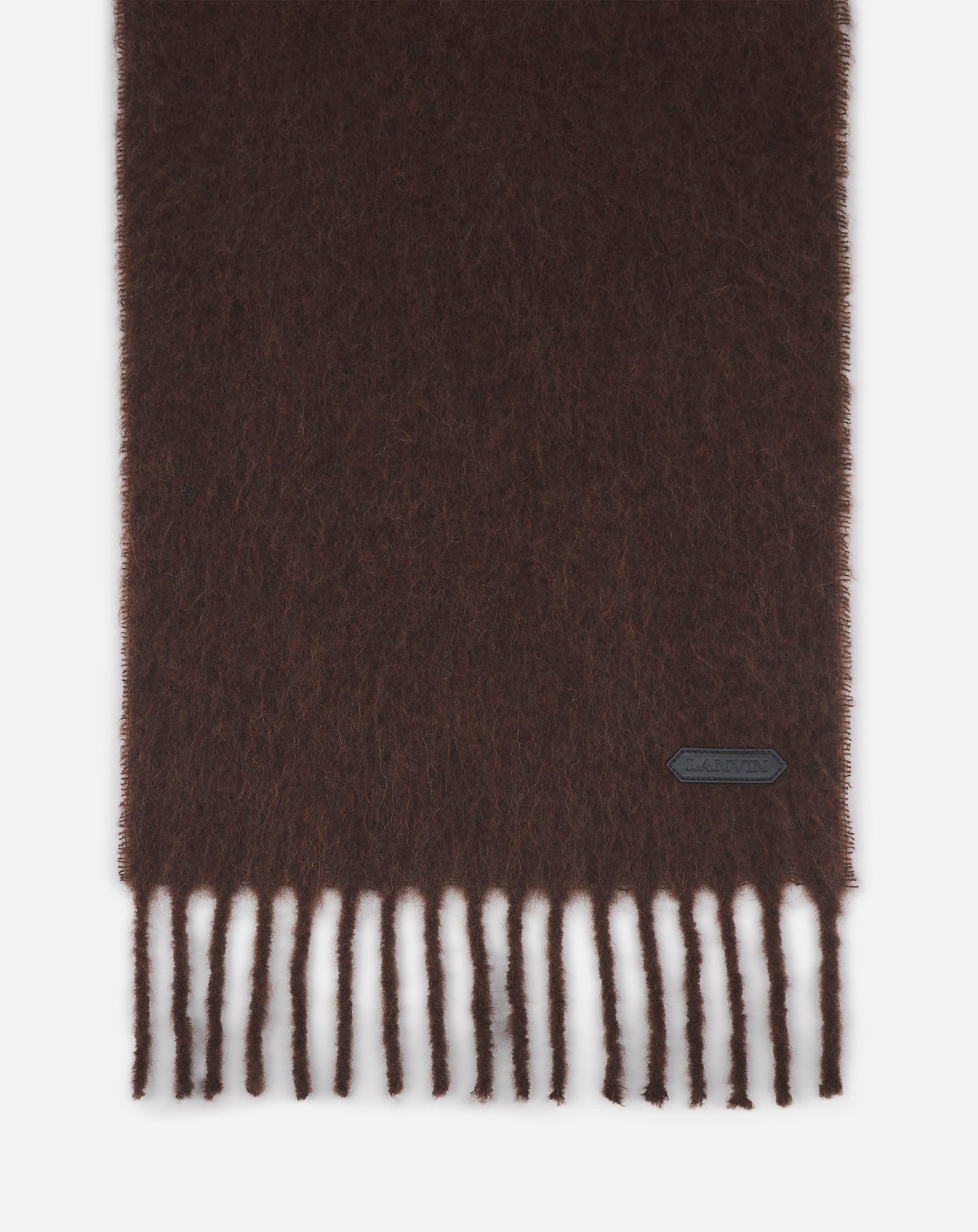 LANVIN FRINGED SCARF IN WOOL - 6