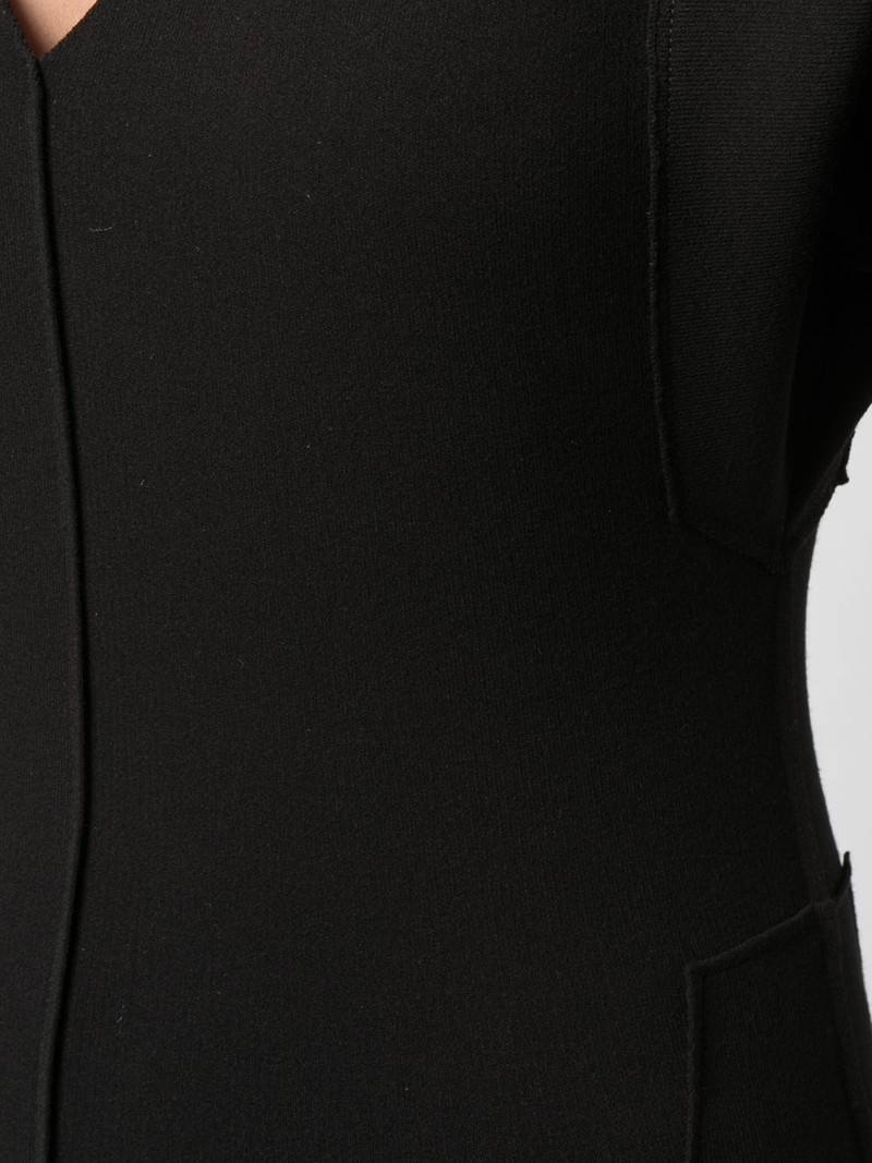 longline V-neck top 5