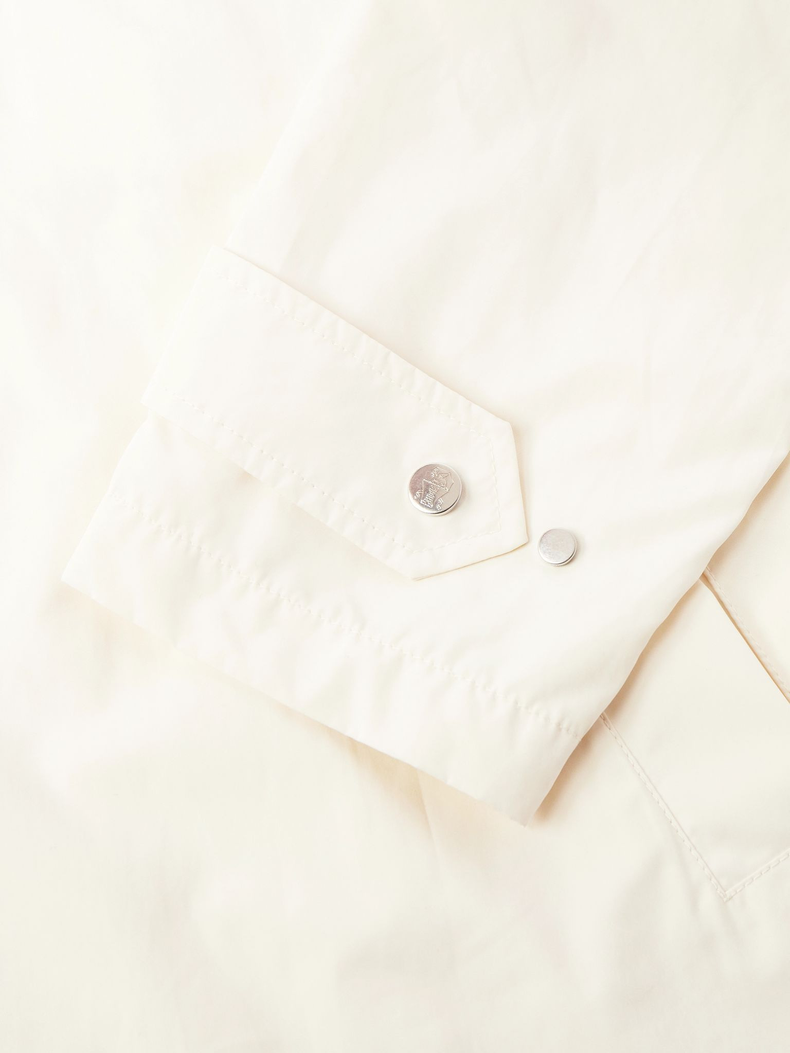Shell Hooded Coat Cream - 5