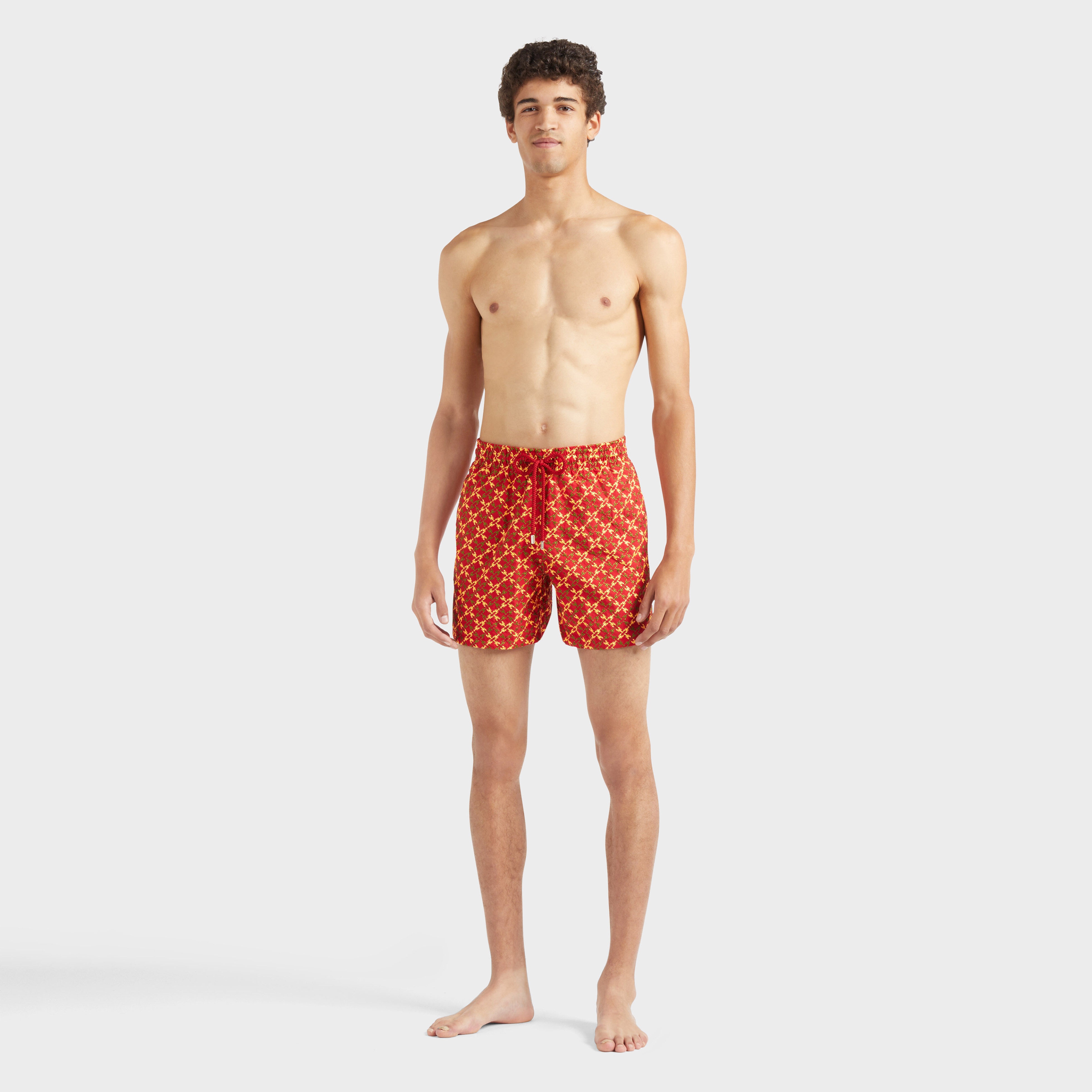 Men Swim Shorts Embroidered Homard Pixel - Limited Edition - 3