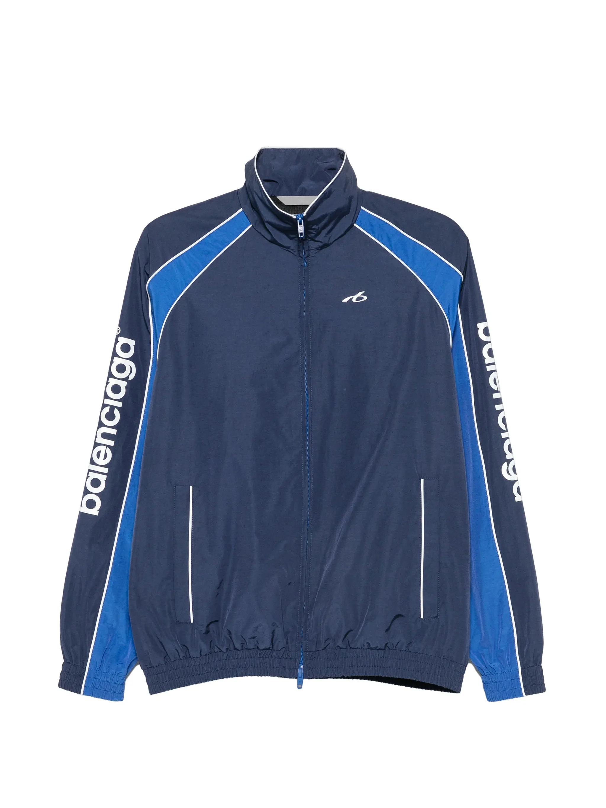 Balenciaga Logo-print Panelled Jacket - 1