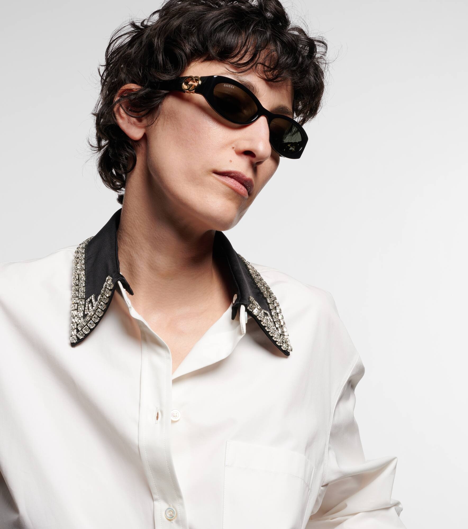 Interlocking G oval sunglasses - 3