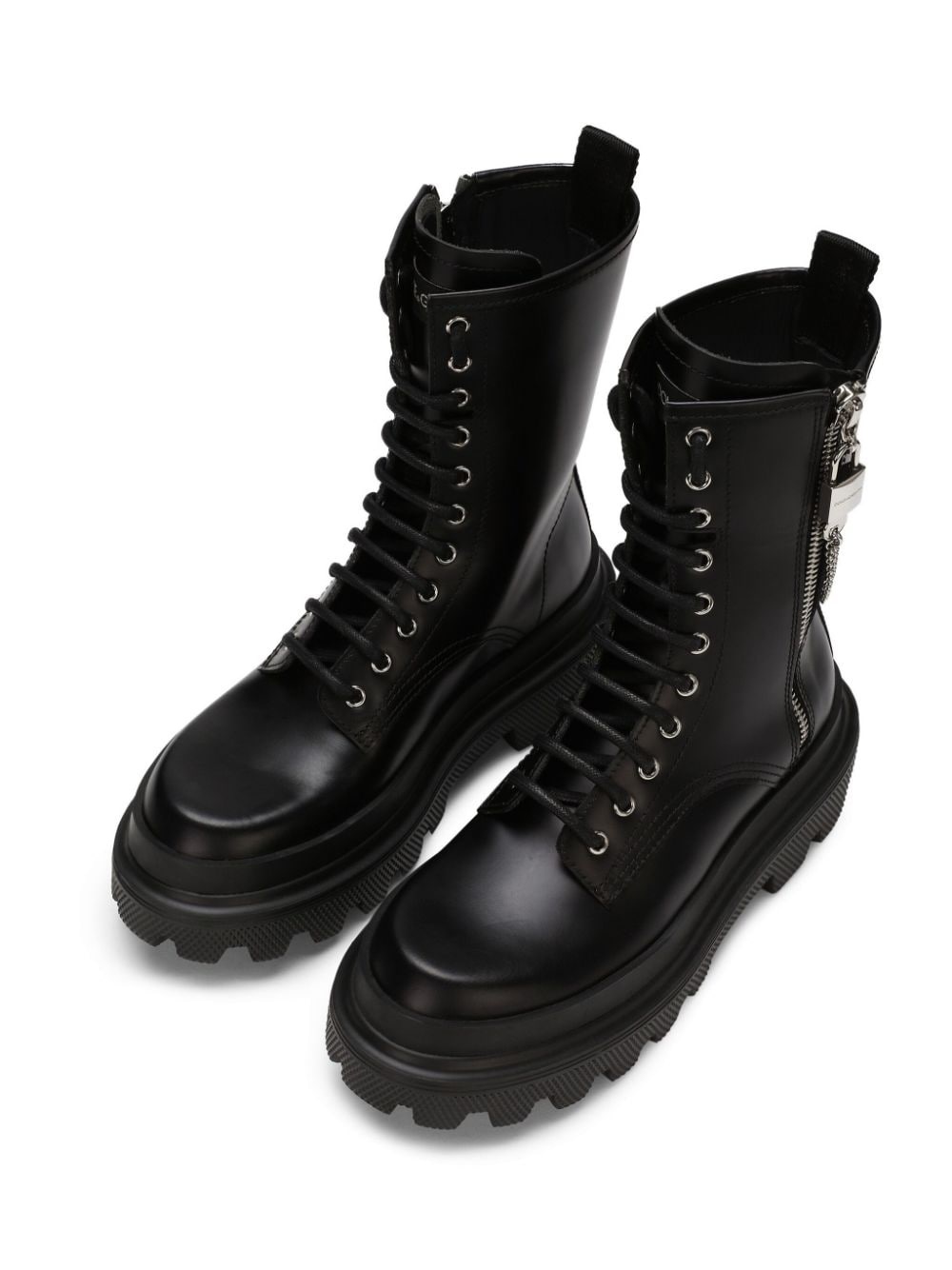 chain-link detail ankle boots - 4