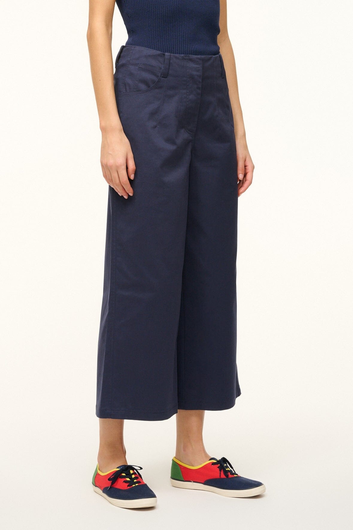 STAUD LUCA PANT NAVY - 3