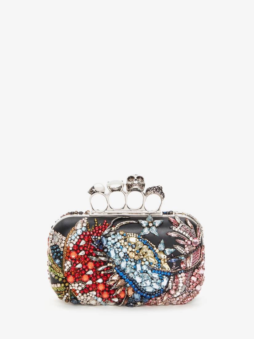 Women's Hieronymus Bosch Knuckle Clutch in Multicolor - 1