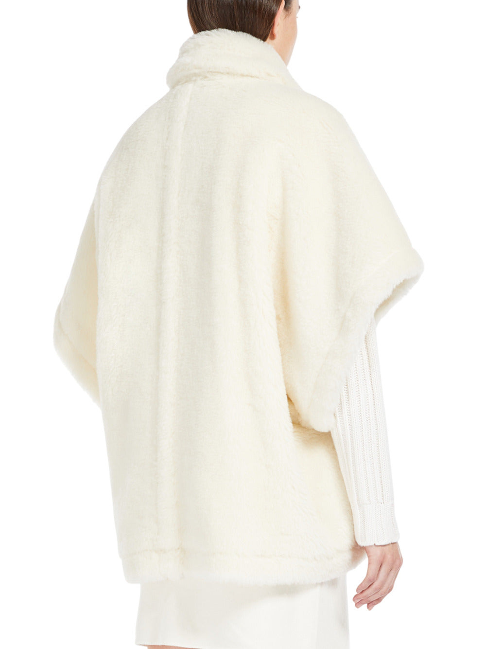 Alpaca And Wool Teddy Cape - 4