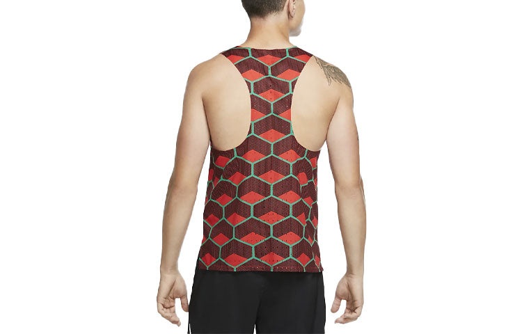 Nike AeroSwift Team Kenya Training Running Sports Vest Red CV0372-673 - 2
