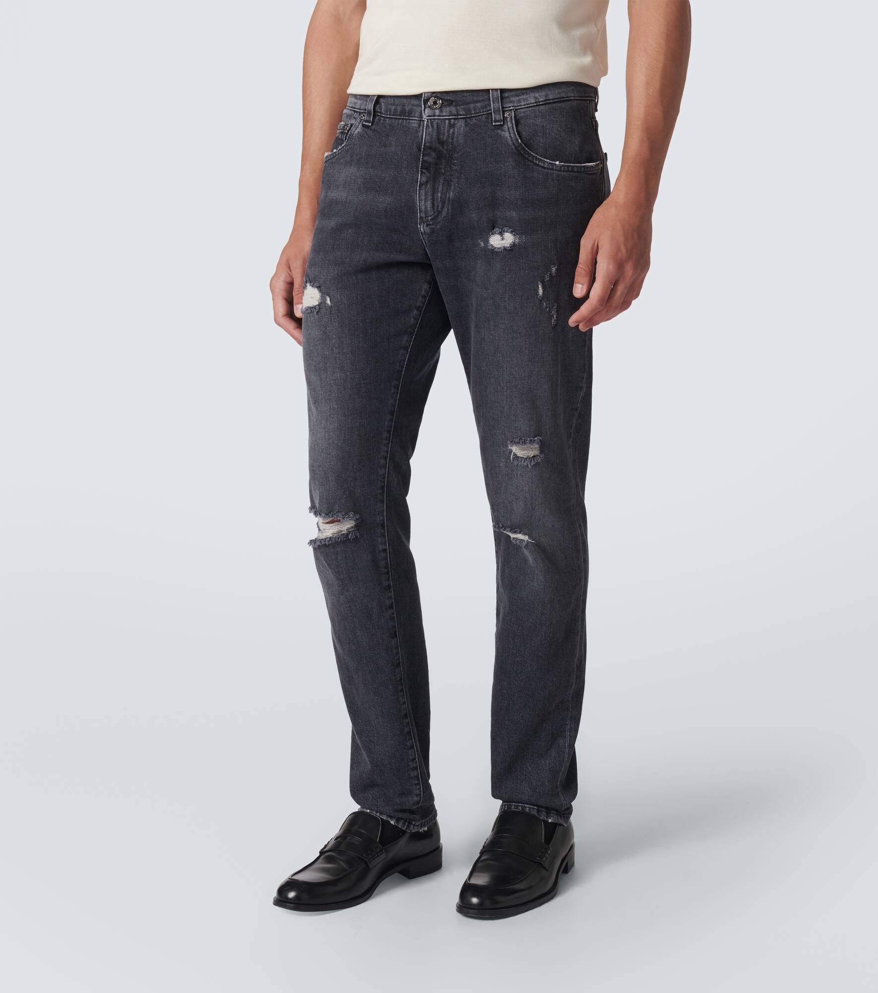 Mid-rise skinny jeans - 3