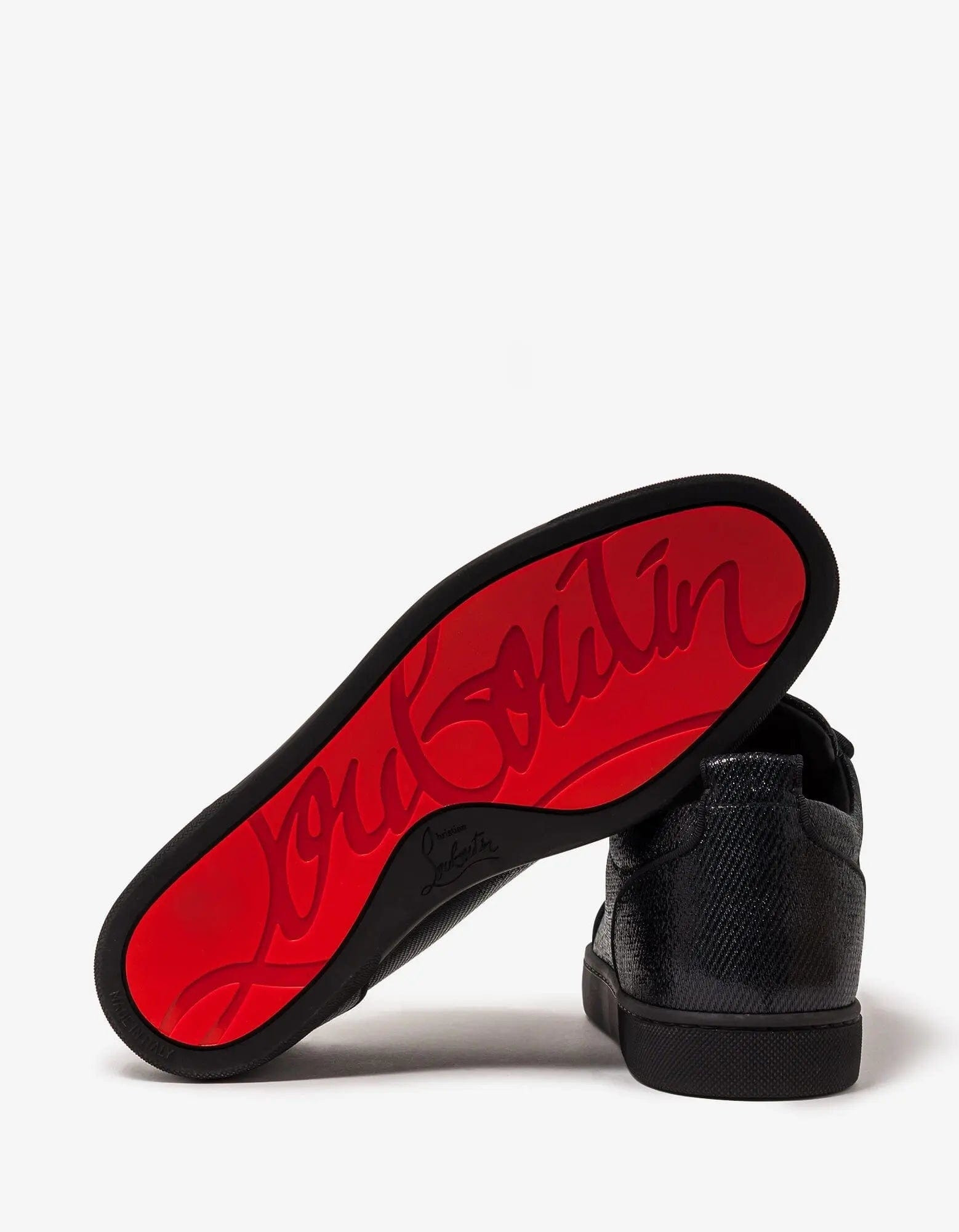 Christian Louboutin Rantulow Grosgrain Trim Jacquard Trainers - 3