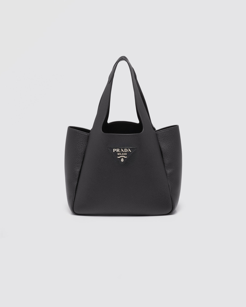 Medium leather tote 1