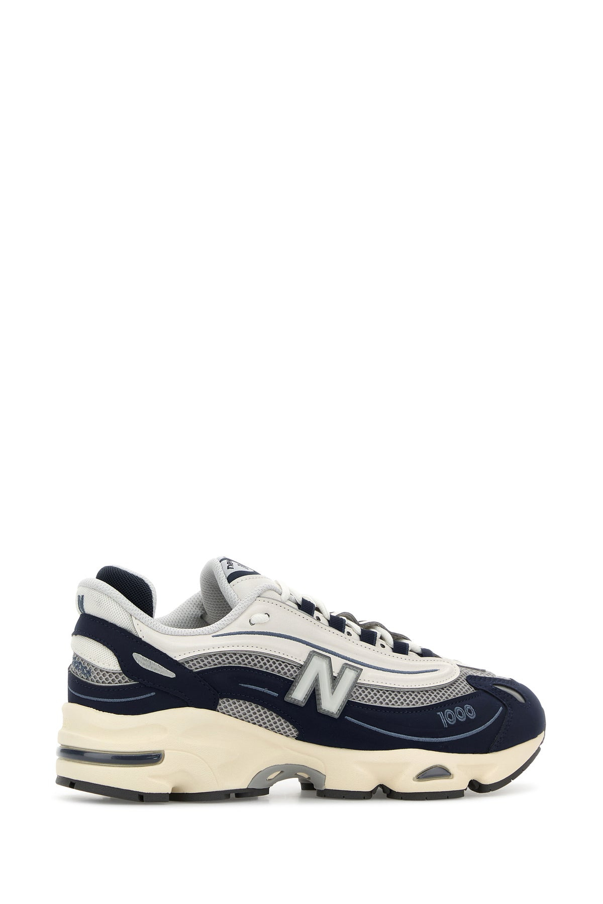 Multicolor rubber and mesh 1000 sneakers - 3
