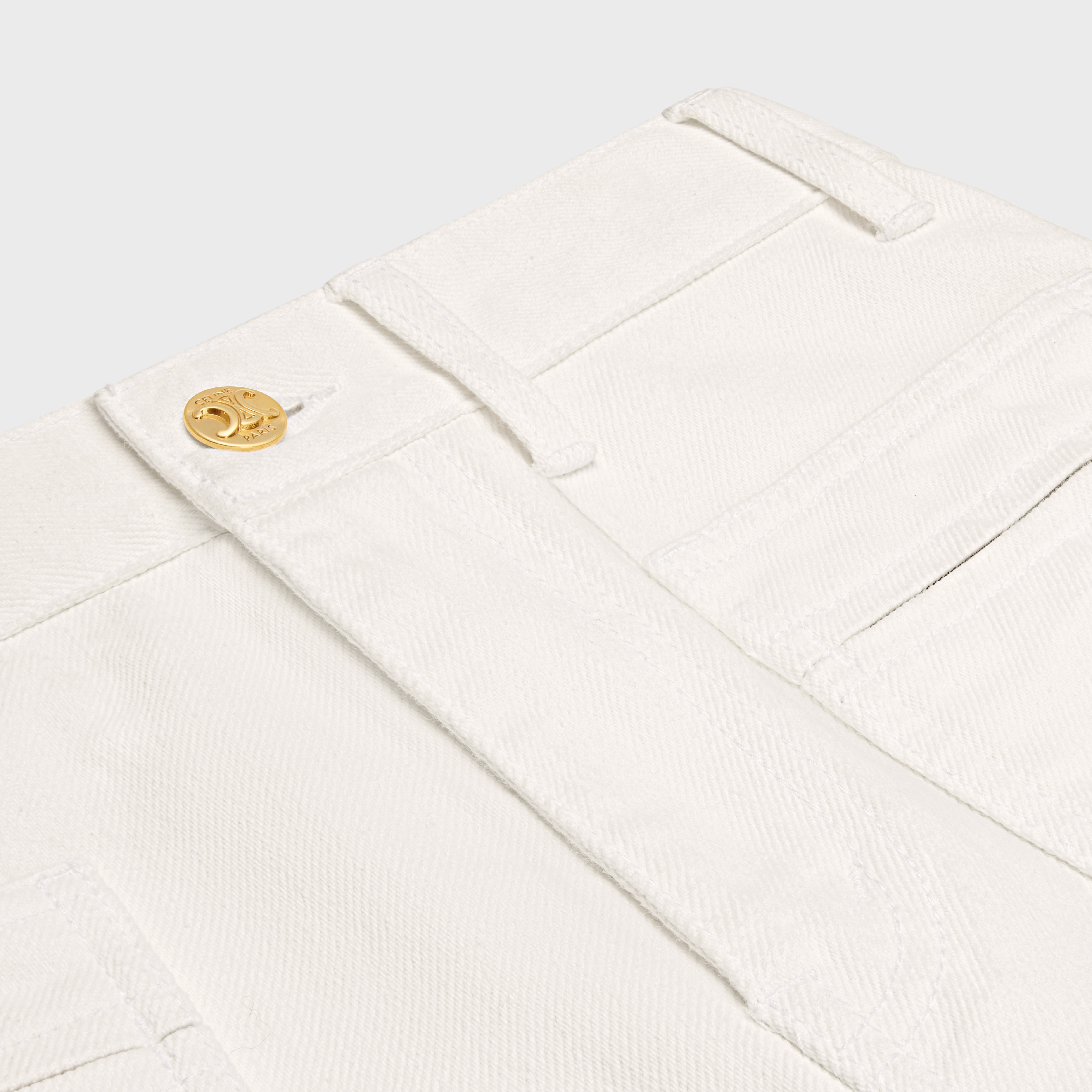 Jane jeans in optic white wash denim - 5