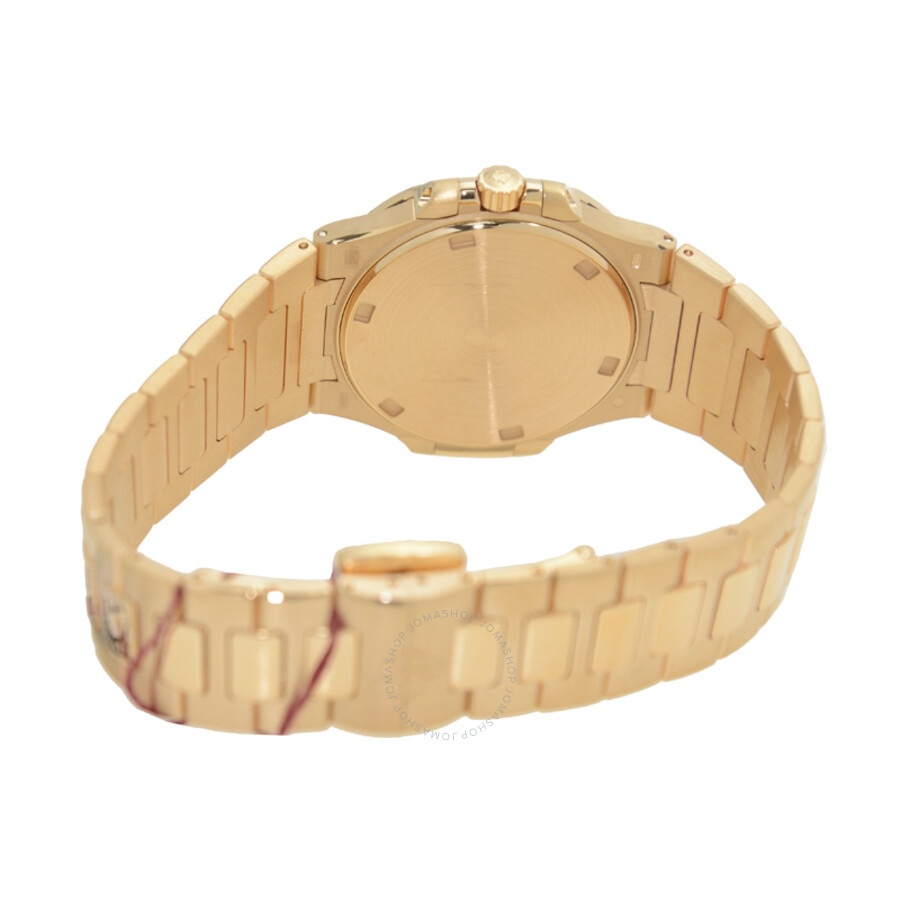 Patek Philippe Nautilus Quartz Diamond Gold Dial Ladies Watch 7010-1R-012 - 5