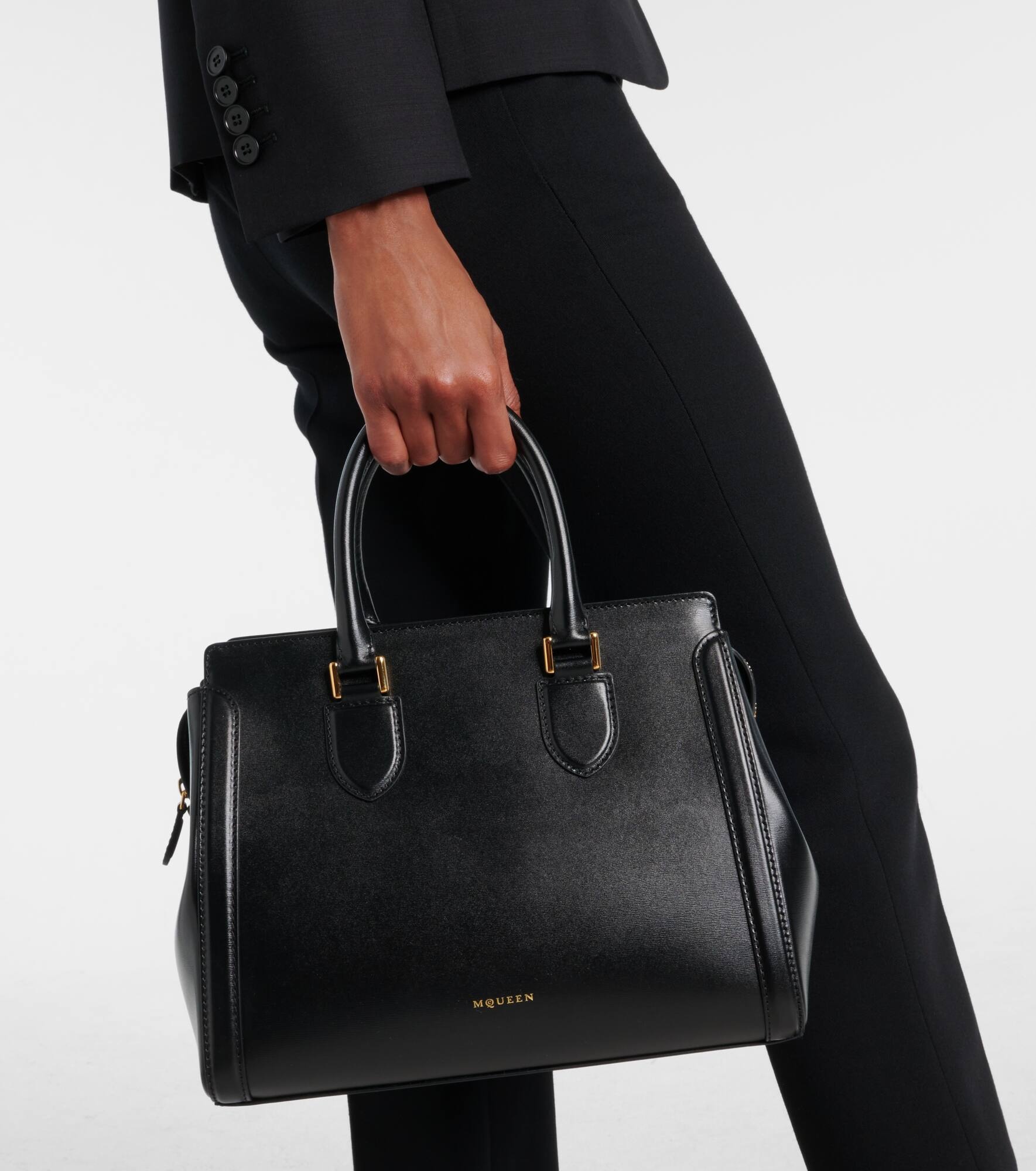 Birdee Medium leather tote bag - 7